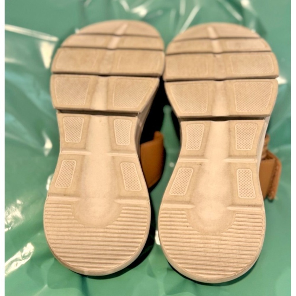 Flexus Spring Step Galvanesa Tan Platform Wedge Slide Sandals Women's 6 / 36 - Picture 9 of 9